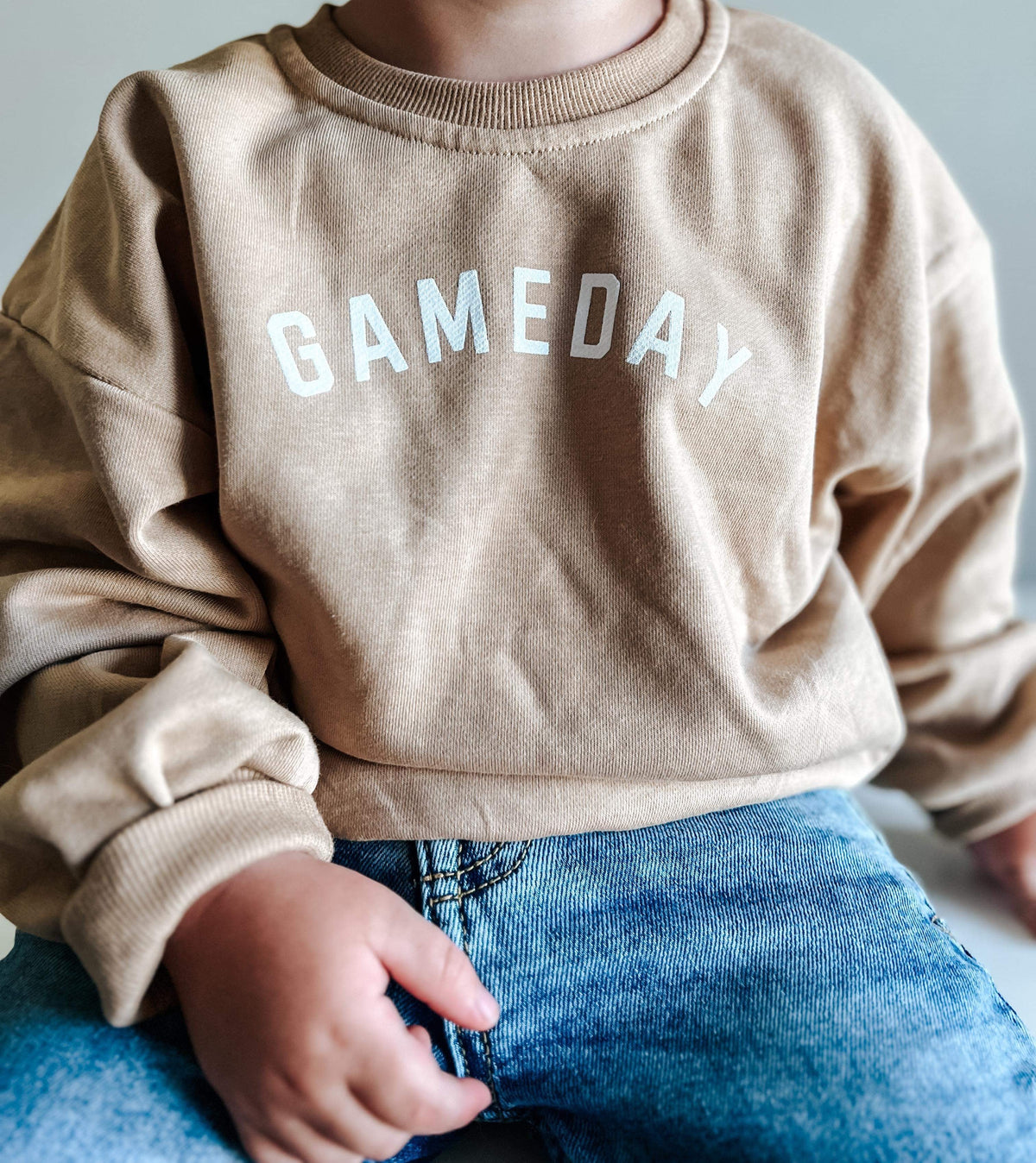 Gameday Crewneck Sweatshirt Ã¢â‚¬â€œ Camel