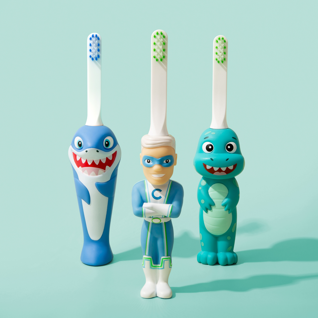 Captain Cavity Kids Character Toy Toothbrush