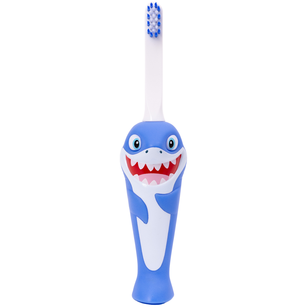 Chompers the Shark Toothbrush for Kids With Bonus Brush Head