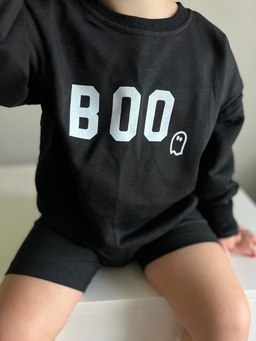 BOO Ghost Crewneck Sweatshirt