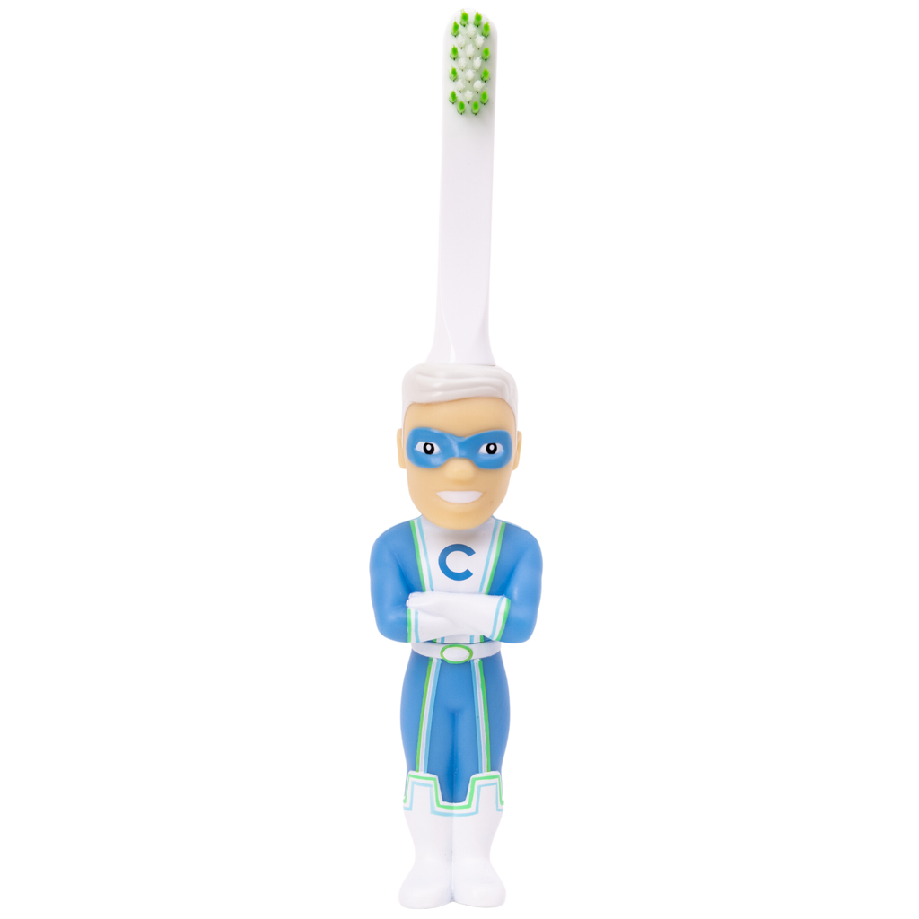 Captain Cavity Kids Character Toy Toothbrush