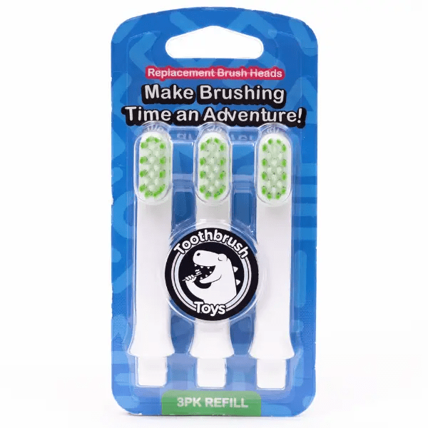 Toothbrush Toys Kids Toothbrush Replacement Heads 3-Pack