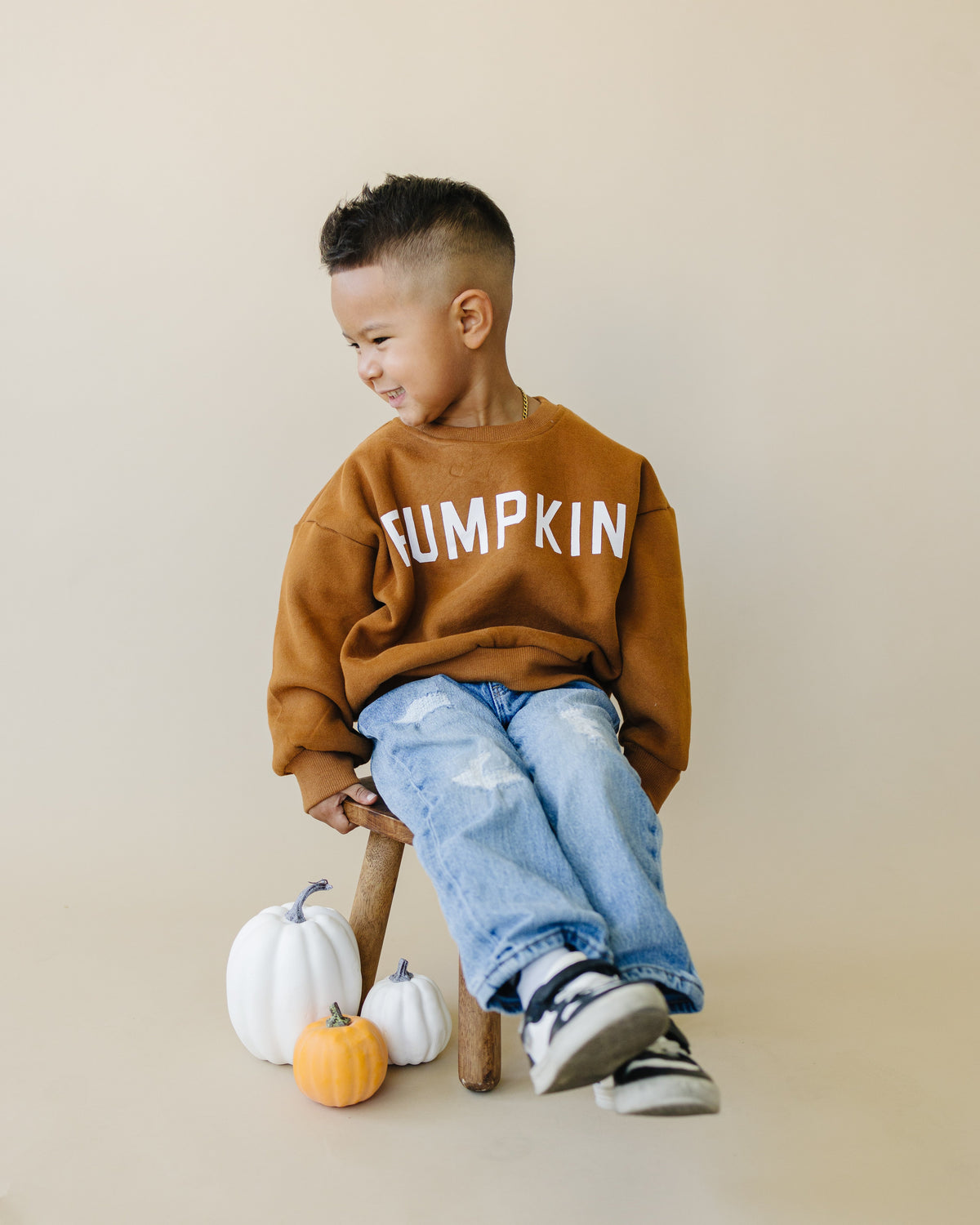 Pumpkin Crewneck Sweatshirt