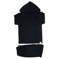 Blazing Black Comfort Hooded Jogger Set